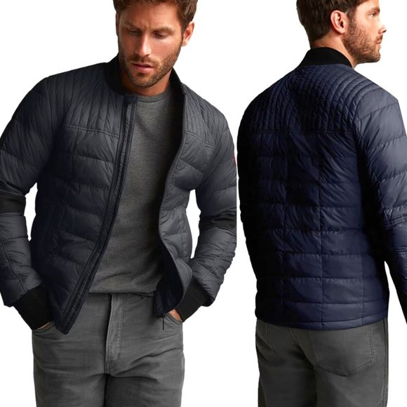 Canada Goose Dunham Jacket Slim Fit Puffer Down-filled Small Marine Blue - Picture 1 of 7